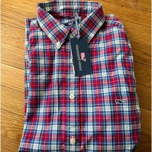 Vineyard Vines Classic 80s Twill Plaid Shirt